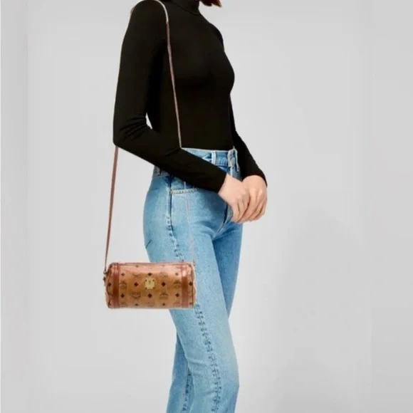 MCM Vintage Visetos Barrel Crossbody bag - Picture 10 of 10